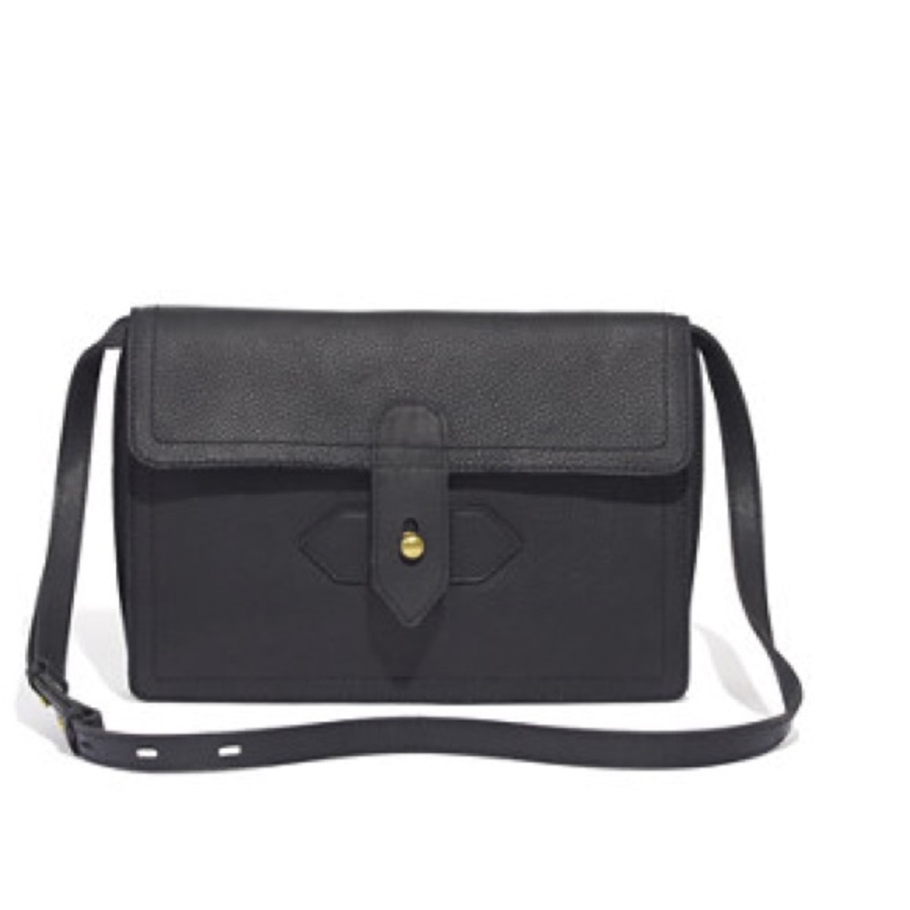 Madewell Sketchbook Bag- Black Leather